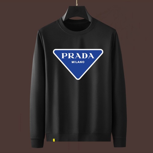 Prada Hoodies Long Sleeved For Men #1246535 $48.00 USD, Wholesale Replica Prada Hoodies