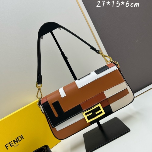 Fendi AAA Quality Shoulder Bags For Women #1246669 $130.00 USD, Wholesale Replica Fendi AAA Quality Shoulder Bags