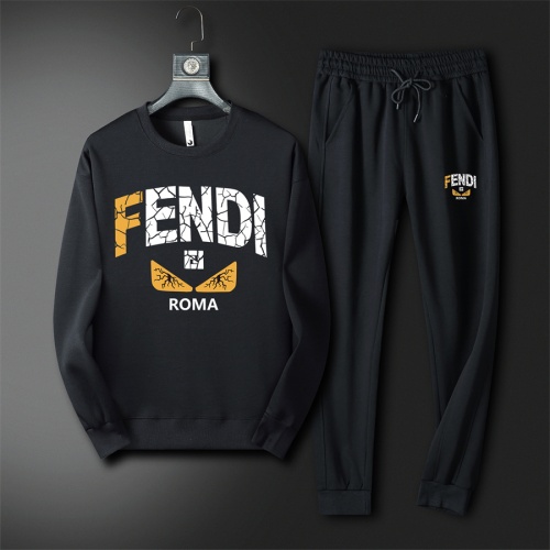 Fendi Tracksuits Long Sleeved For Men #1246705 $72.00 USD, Wholesale Replica Fendi Tracksuits