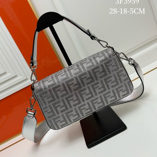 Replica Fendi AAA Quality Messenger Bags For Women #1246713 $130.00 USD for Wholesale