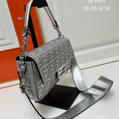 Replica Fendi AAA Quality Messenger Bags For Women #1246713 $130.00 USD for Wholesale