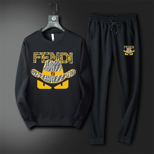 Fendi Tracksuits Long Sleeved For Men #1246722 $72.00 USD, Wholesale Replica Fendi Tracksuits