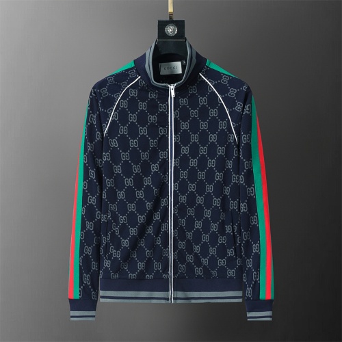 Replica Gucci Tracksuits Long Sleeved For Men #1246752 $68.00 USD for Wholesale