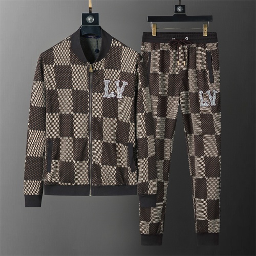 Louis Vuitton LV Tracksuits Long Sleeved For Men #1246757 $68.00 USD, Wholesale Replica Louis Vuitton LV Tracksuits