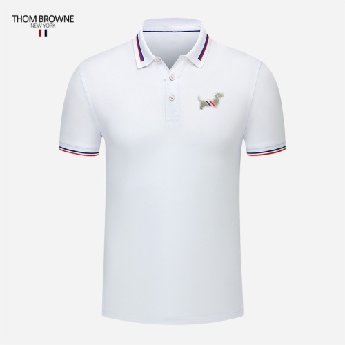 Thom Browne TB T-Shirts Short Sleeved For Men #1246812 $29.00 USD, Wholesale Replica Thom Browne TB T-Shirts