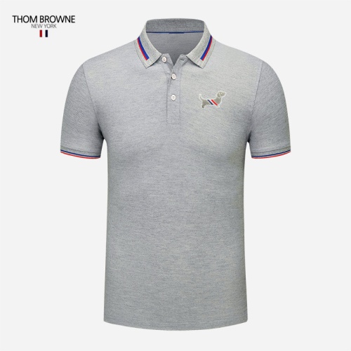 Thom Browne TB T-Shirts Short Sleeved For Men #1246813 $29.00 USD, Wholesale Replica Thom Browne TB T-Shirts