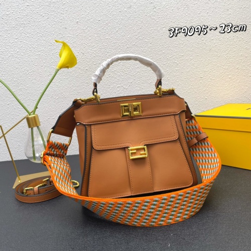 Fendi AAA Quality Handbags For Women #1247002 $145.00 USD, Wholesale Replica Fendi AAA Quality Handbags