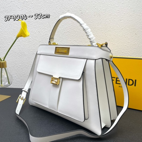 Replica Fendi AAA Quality Handbags For Women #1247010 $150.00 USD for Wholesale