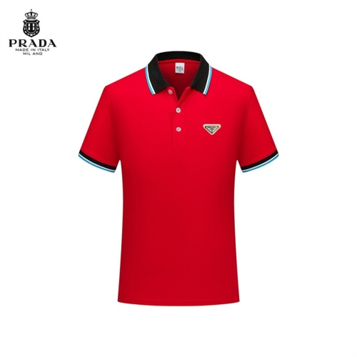 Prada T-Shirts Short Sleeved For Men #1247015 $29.00 USD, Wholesale Replica Prada T-Shirts