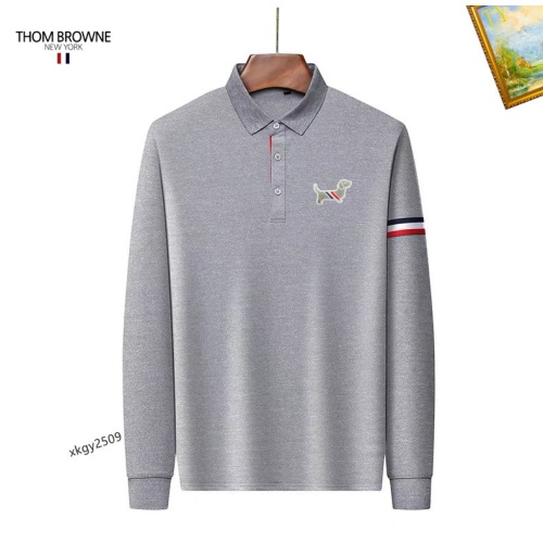 Thom Browne TB T-Shirts Long Sleeved For Men #1247044 $40.00 USD, Wholesale Replica Thom Browne TB T-Shirts