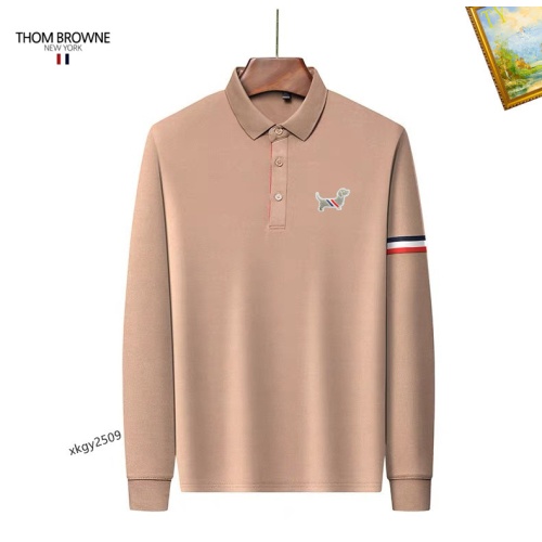 Thom Browne TB T-Shirts Long Sleeved For Men #1247045 $40.00 USD, Wholesale Replica Thom Browne TB T-Shirts