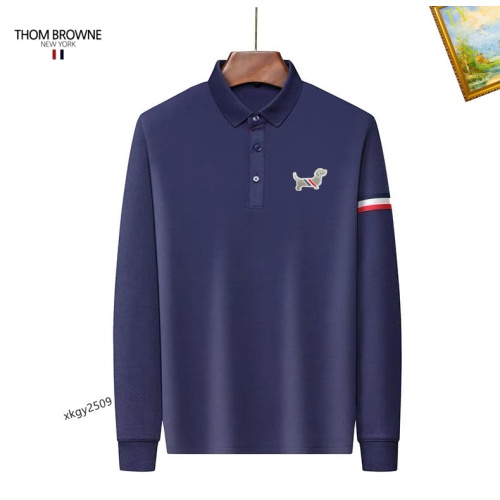 Thom Browne TB T-Shirts Long Sleeved For Men #1247046 $40.00 USD, Wholesale Replica Thom Browne TB T-Shirts