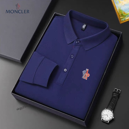 Replica Moncler T-Shirts Long Sleeved For Men #1247053 $40.00 USD for Wholesale