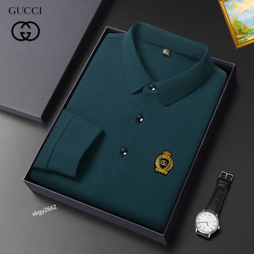 Gucci T-Shirts Long Sleeved For Men #1247156 $40.00 USD, Wholesale Replica Gucci T-Shirts