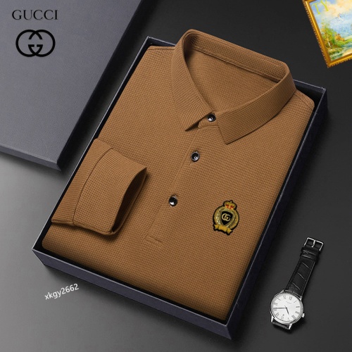 Gucci T-Shirts Long Sleeved For Men #1247160 $40.00 USD, Wholesale Replica Gucci T-Shirts