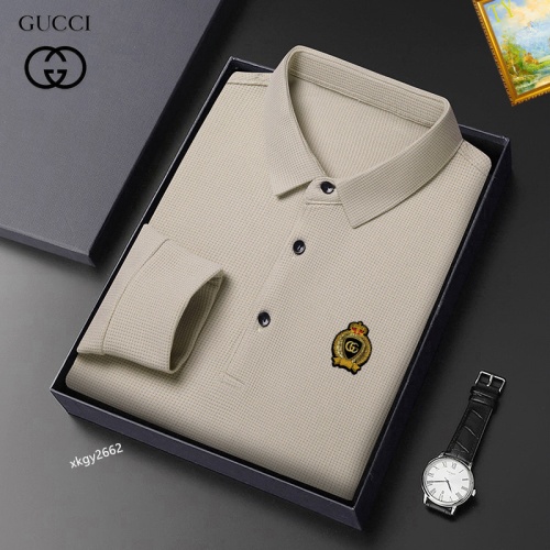 Gucci T-Shirts Long Sleeved For Men #1247161 $40.00 USD, Wholesale Replica Gucci T-Shirts