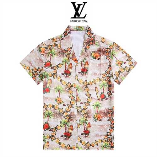 Louis Vuitton LV Shirts Short Sleeved For Men #1247191 $36.00 USD, Wholesale Replica Louis Vuitton LV Shirts