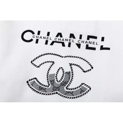 Replica Chanel Hoodies Long Sleeved For Unisex #1247310 $56.00 USD for Wholesale