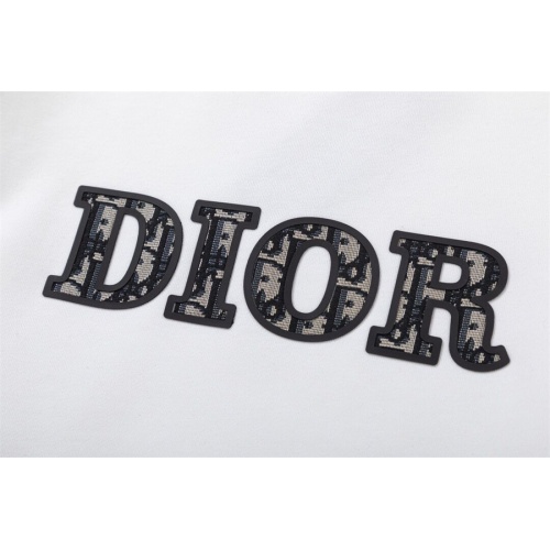 Replica Christian Dior Hoodies Long Sleeved For Unisex #1247332 $56.00 USD for Wholesale