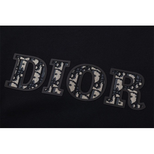 Replica Christian Dior Hoodies Long Sleeved For Unisex #1247333 $56.00 USD for Wholesale