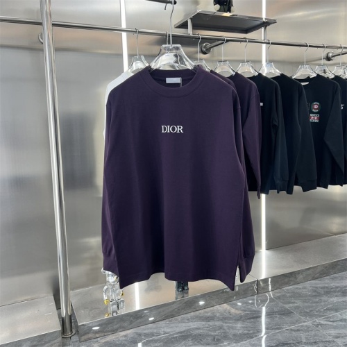 Christian Dior T-Shirts Long Sleeved For Unisex #1247345 $56.00 USD, Wholesale Replica Christian Dior T-Shirts