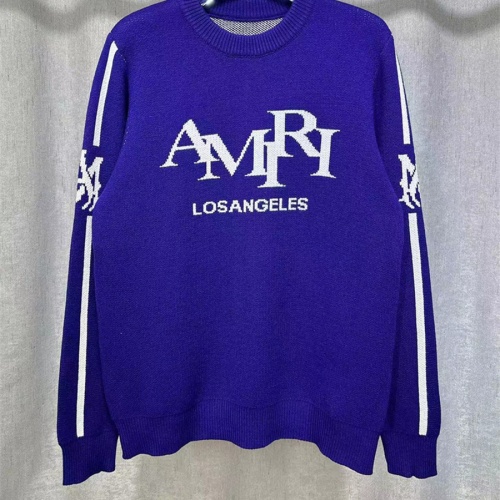 Amiri Sweaters Long Sleeved For Unisex #1247416 $52.00 USD, Wholesale Replica Amiri Sweaters