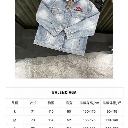 Replica Balenciaga Jackets Long Sleeved For Unisex #1247490 $68.00 USD for Wholesale