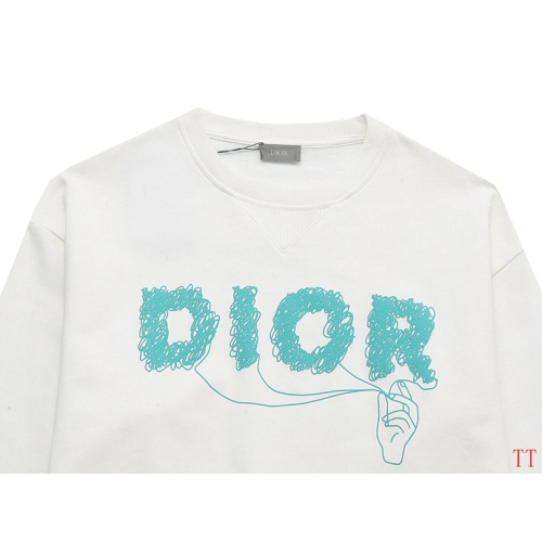 Replica Christian Dior Hoodies Long Sleeved For Unisex #1247503 $52.00 USD for Wholesale