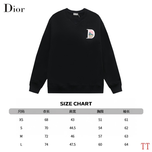 Replica Christian Dior Hoodies Long Sleeved For Unisex #1247508 $52.00 USD for Wholesale