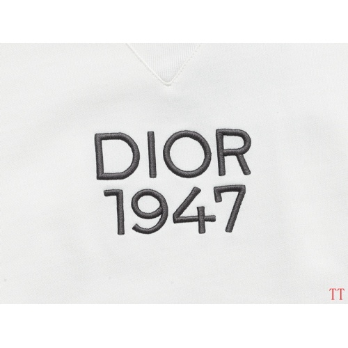 Replica Christian Dior Hoodies Long Sleeved For Unisex #1247510 $52.00 USD for Wholesale