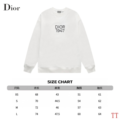 Replica Christian Dior Hoodies Long Sleeved For Unisex #1247510 $52.00 USD for Wholesale