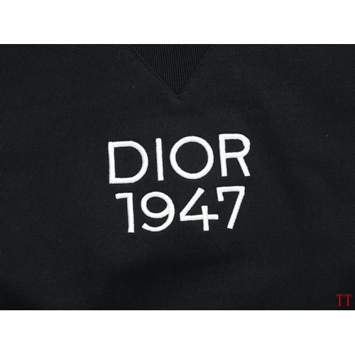 Replica Christian Dior Hoodies Long Sleeved For Unisex #1247511 $52.00 USD for Wholesale