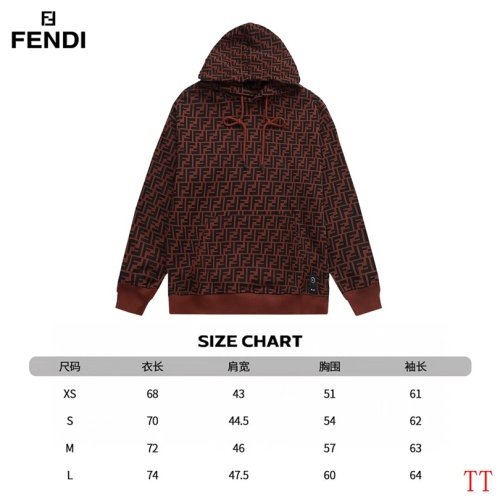 Replica Fendi Hoodies Long Sleeved For Unisex #1247516 $64.00 USD for Wholesale