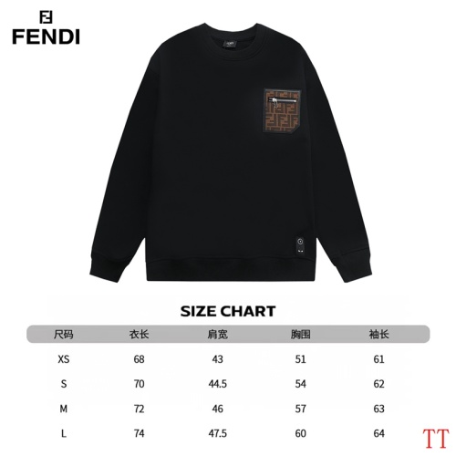 Replica Fendi Hoodies Long Sleeved For Unisex #1247522 $52.00 USD for Wholesale