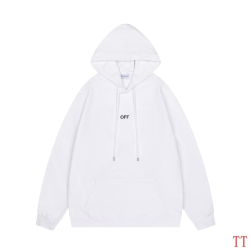 Replica Off-White Hoodies Long Sleeved For Unisex #1247554 $56.00 USD for Wholesale