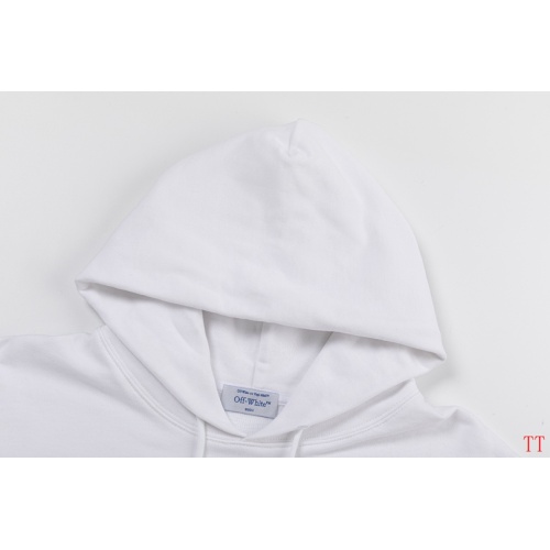 Replica Off-White Hoodies Long Sleeved For Unisex #1247554 $56.00 USD for Wholesale