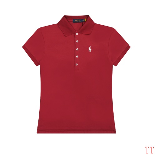 Ralph Lauren Polo T-Shirts Short Sleeved For Women #1247607 $38.00 USD, Wholesale Replica Ralph Lauren Polo T-Shirts