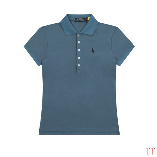 Ralph Lauren Polo T-Shirts Short Sleeved For Women #1247609 $38.00 USD, Wholesale Replica Ralph Lauren Polo T-Shirts