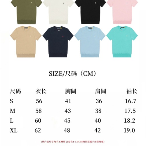 Replica Ralph Lauren Polo T-Shirts Short Sleeved For Women #1247619 $39.00 USD for Wholesale