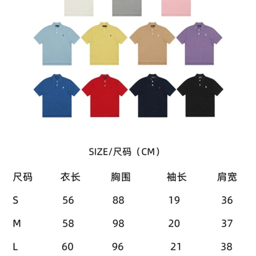 Replica Ralph Lauren Polo T-Shirts Short Sleeved For Women #1247628 $42.00 USD for Wholesale