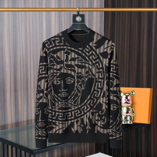 Versace Sweaters Long Sleeved For Men #1247734 $52.00 USD, Wholesale Replica Versace Sweaters