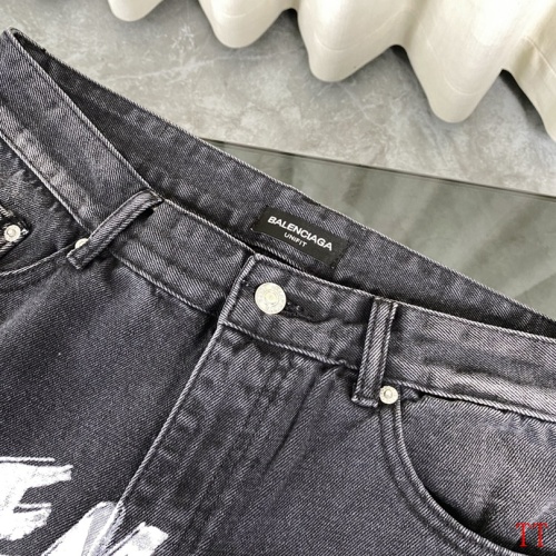 Replica Balenciaga Jeans For Men #1247773 $64.00 USD for Wholesale