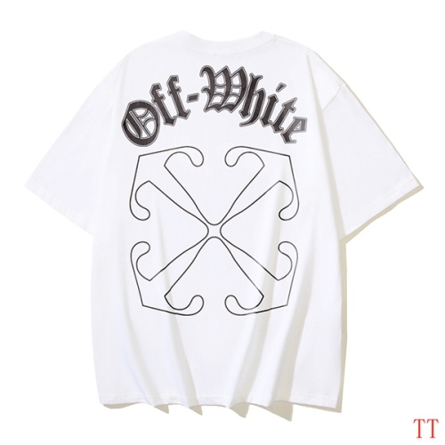 Off-White T-Shirts Short Sleeved For Unisex #1247783 $29.00 USD, Wholesale Replica Off-White T-Shirts