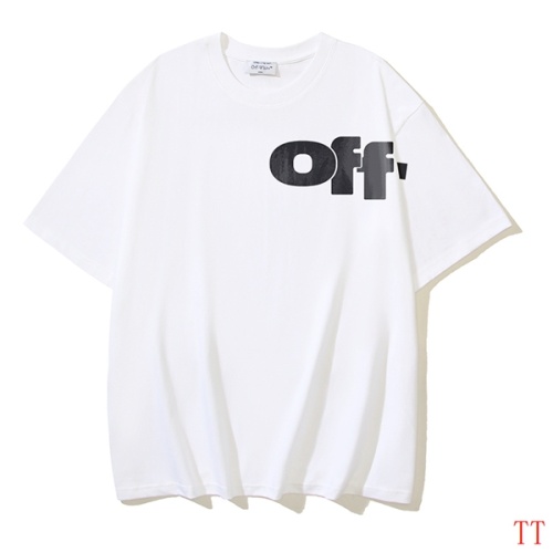 Off-White T-Shirts Short Sleeved For Unisex #1247791 $32.00 USD, Wholesale Replica Off-White T-Shirts