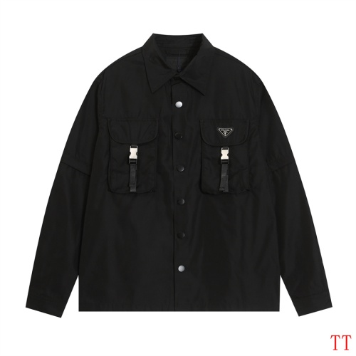 Prada Jackets Long Sleeved For Men #1247798 $76.00 USD, Wholesale Replica Prada Jackets