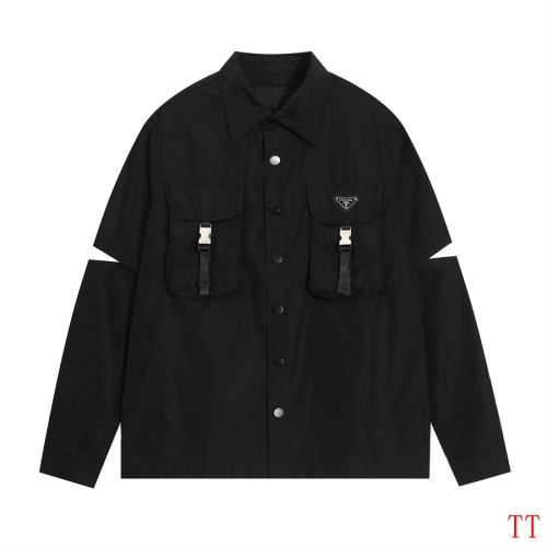 Replica Prada Jackets Long Sleeved For Men #1247798 $76.00 USD for Wholesale