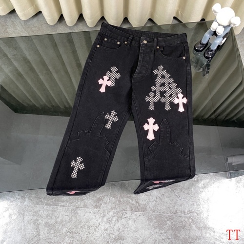 Replica Chrome Hearts Jeans For Unisex #1247819 $72.00 USD for Wholesale