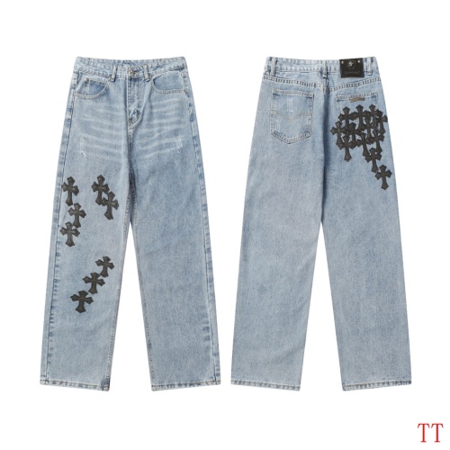 Chrome Hearts Jeans For Men #1247840 $56.00 USD, Wholesale Replica Chrome Hearts Jeans