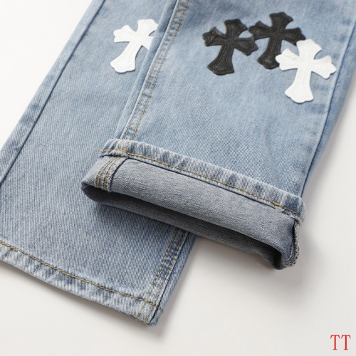 Replica Chrome Hearts Jeans For Men #1247841 $56.00 USD for Wholesale