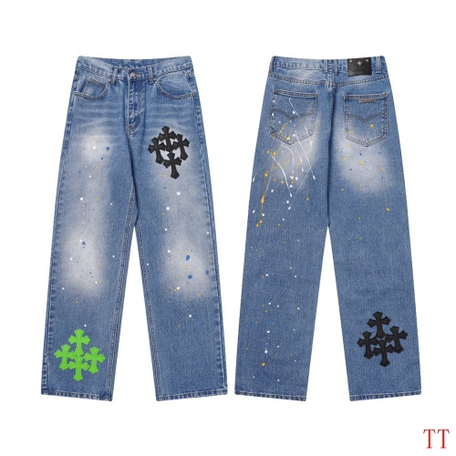 Chrome Hearts Jeans For Men #1247853 $60.00 USD, Wholesale Replica Chrome Hearts Jeans